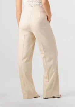 beige aaiko pantalon sonja stripe vis 526