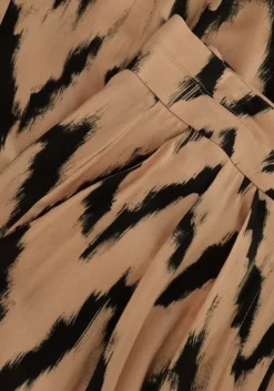 beige aaiko wijde broek frederique ikat vis 528