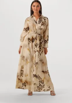 beige access maxi jurk 53-3392-0051