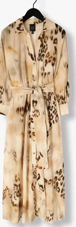 beige access maxi jurk 53-3392-0051
