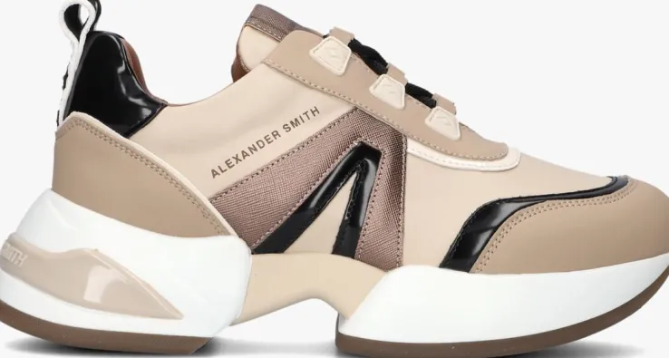 beige alexander smith lage sneakers marble