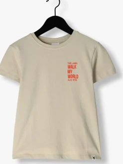 beige alix mini t-shirt oval t-shirt