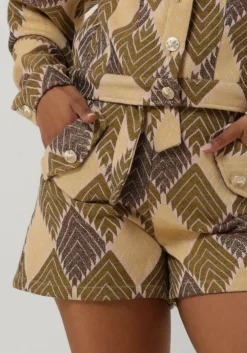 beige amaya amsterdam korte broek edina short