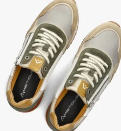 beige ambitious lage sneakers temple