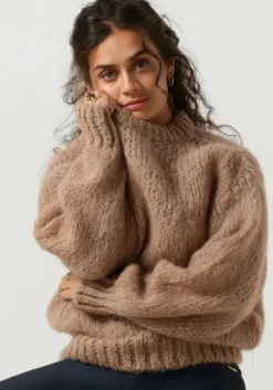 beige american dreams trui leonnie alpaca pullover