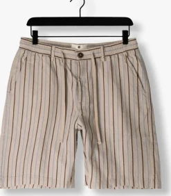 beige anerkjendt korte broek aklt jan structure ela shorts