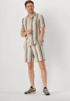 beige anerkjendt korte broek akjan structure shorts