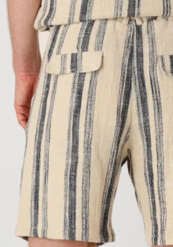 beige anerkjendt korte broek akjan structure shorts