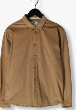 beige anerkjendt overhemd akleif solid cord shirt