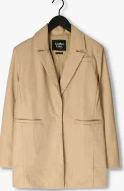 beige another label blazer eli blazer