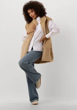 beige another label bodywarmer unni vest