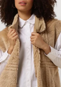 beige another label bodywarmer unni vest