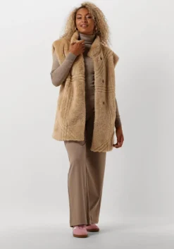 beige another label bodywarmer unni vest