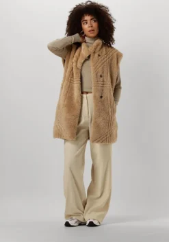 beige another label bodywarmer unni vest