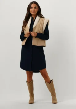 beige another label bodywarmer unni lammy vest