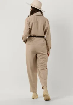 beige another label jumpsuit ashlyn jumpsuit l/s