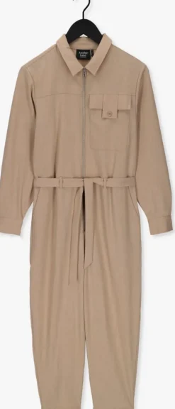 beige another label jumpsuit ashlyn jumpsuit l/s