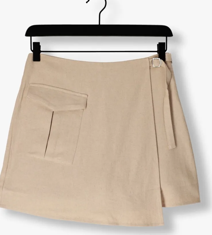 beige another label korte broek gwen skort