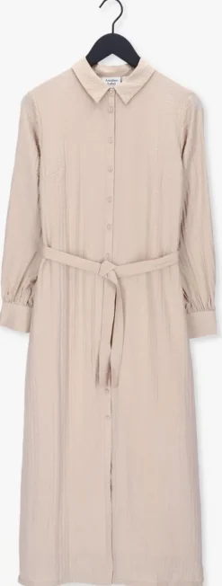 beige another label maxi jurk chaniwa structured dress