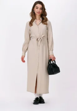 beige another label maxi jurk chaniwa structured dress