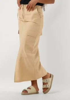 beige another label maxirok imane skirt