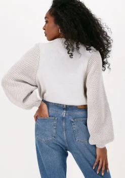 beige another label trui ulla knitted pull