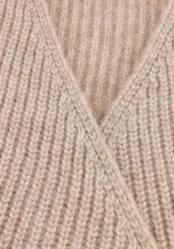 beige another label vest abby knitted cardigan