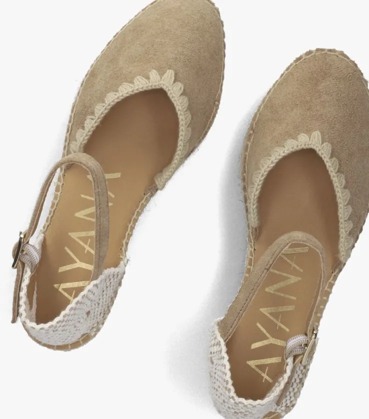 beige ayana espadrilles omo25yu814