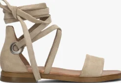 beige ayana platte sandalen m05084