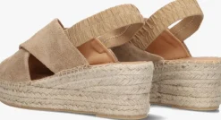 beige ayana sandalen met hak omo25yu817