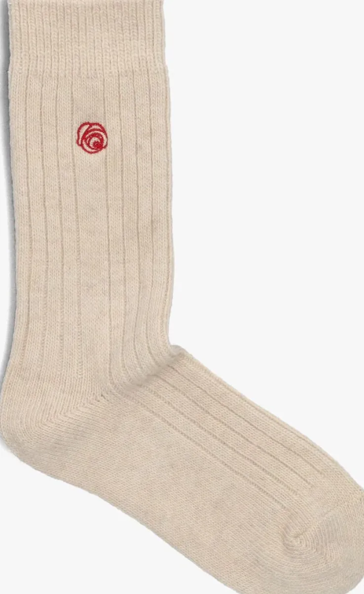 beige becksondergaard sokken rose wola sock