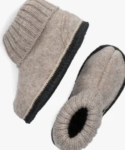 beige bergstein pantoffels cozy