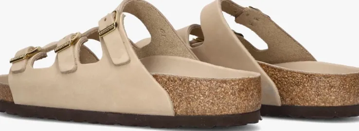 beige birkenstock badslippers florida