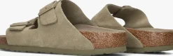 beige birkenstock slippers arizona heren