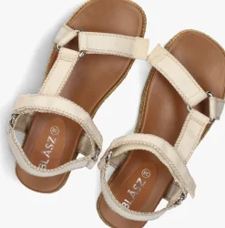 beige blasz platte sandalen cls14351