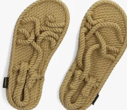 beige bohonomad platte sandalen ibiza flat