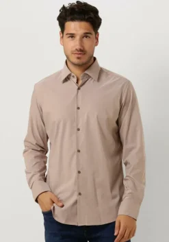 beige boss black klassiek overhemd p-joe-kent-c1-222