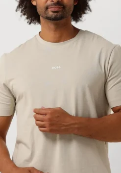 beige boss orange t-shirt tchup 10242929 01