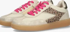 beige braqeez lage sneakers gaia gum