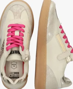 beige braqeez lage sneakers gaia gum
