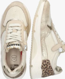 beige braqeez lage sneakers feedhra flow