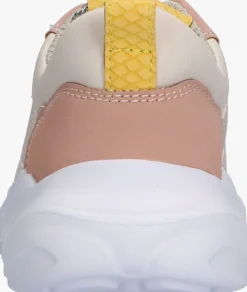 beige braqeez lage sneakers af neel