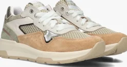 beige braqeez lage sneakers felix flow