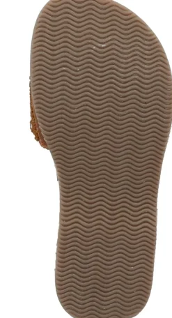 beige braqeez platte sandalen cally call