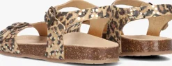 beige braqeez platte sandalen sally spain