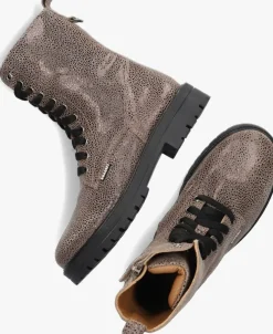 beige braqeez veterboots lana lille