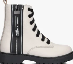 beige braqeez veterboots belle