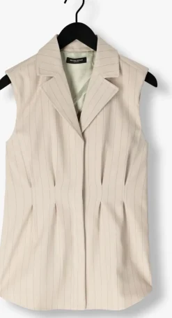 beige bruuns bazaar gilet urwa waistcoat