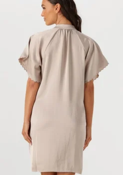 beige bruuns bazaar mini jurk wendis dress
