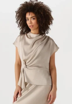 beige bruuns bazaar top tinja blouse